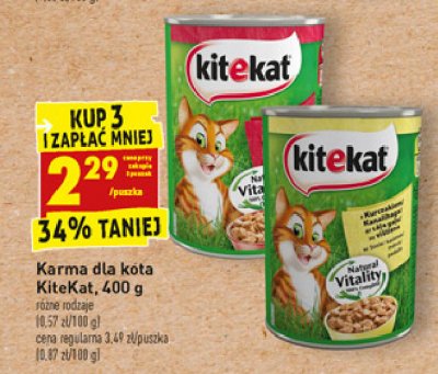 Karma dla kota z wo艂owin膮 w sosie loomalihaga Kitekat promocja