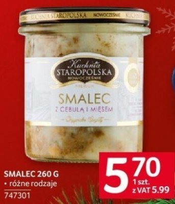 Smalec Tradycja Staropolska 260 g promocja w Selgros