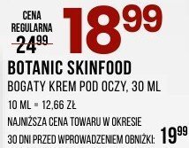 Krem Botanic Skinfood bogaty krem pod oczy promocja w Drogerie Natura