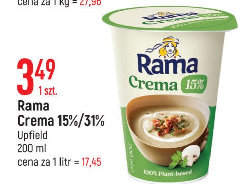 Śmietana 30% Rama crema promocja