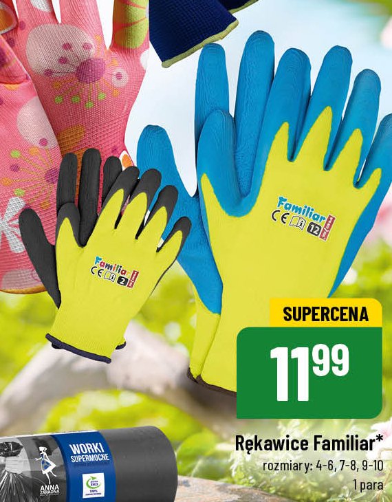 Rękawiczki dla dorosłych familiar promocja