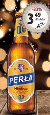Piwo Perła Miodowa 0% bezalkoholowe 500ml butelka promocja w Arhelan
