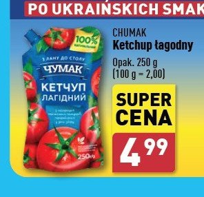 Ketchup łagodny CHUMAK promocja