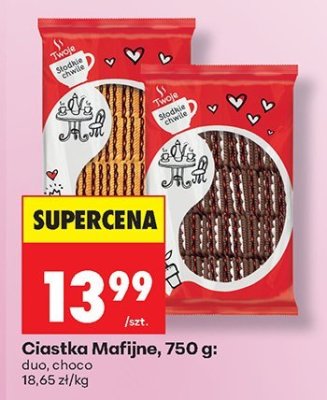 Ciastka 750 g: choco promocja w Biedronka