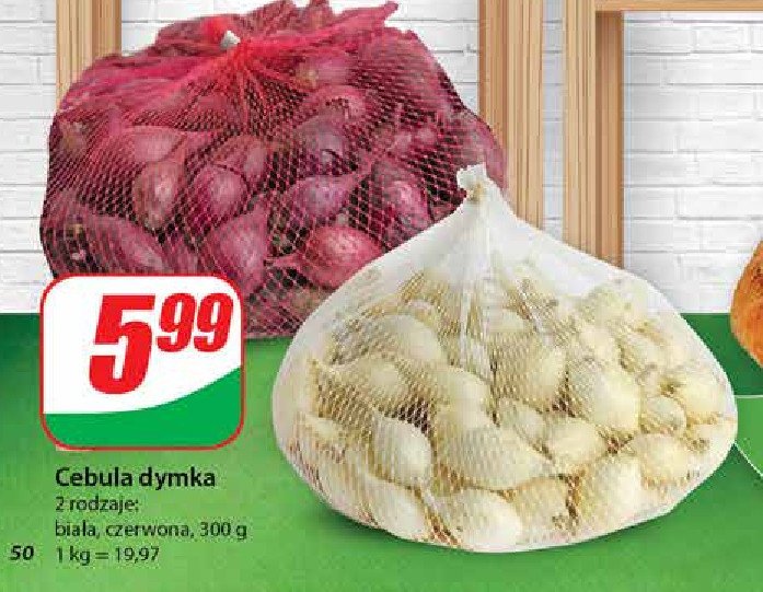 Cebula biała promocja w Dino