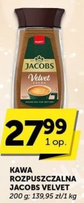 Kawa rozpuszczalna Jacobs Velvet promocja w ABC