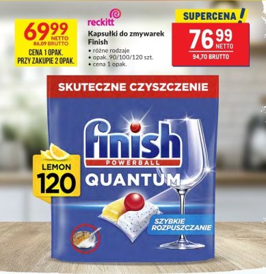 Kapsułki do zmywarek Finish różne rodzaje promocja w Makro