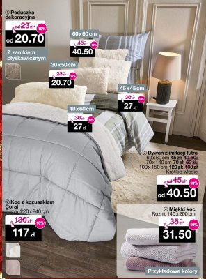 Poduszka dekoracyjna z zamkiem błyskawicznym 40x60cm promocja w Woolworth