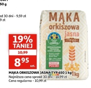 M膮ka orkiszowa jasna Auchan bio promocja