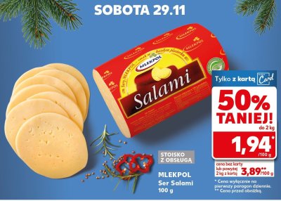 Ser Salami  promocja w Kaufland