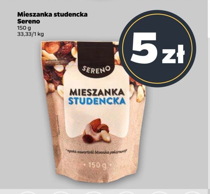 Mieszanka studencka Sereno promocja