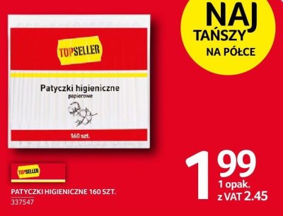 Patyczki higieniczne Top Seller promocja w Selgros