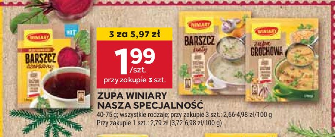 Zupa grochowa Winiary promocja w Stokrotka