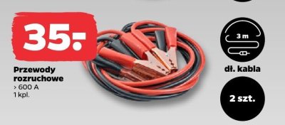 Przewody rozruchowe 600 A Netto promocja