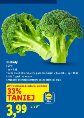 Brokuły różyczki O la la! promocja w Lidl