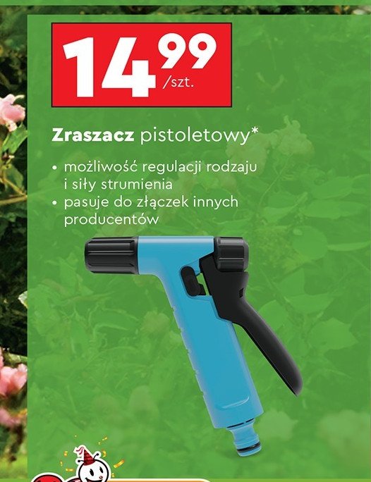 Zraszacz pistoletowy Cellfast promocja w Biedronka