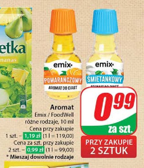 Aromat do ciasta śmietankowy Emix promocja