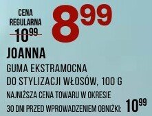 Guma ekstramocna do stylizacji włosów JOANNA promocja w Drogerie Natura