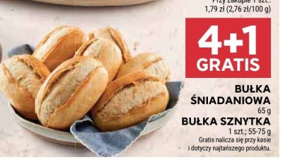 Bułka sznytka promocja w Stokrotka