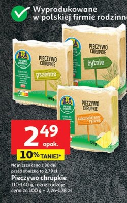 Pieczywo chrupkie 110-140 g, wybrane rodzaje promocja w Auchan