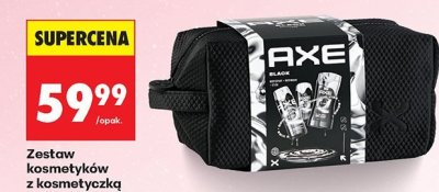 Zestaw kosmetyków z kosmetyczką Axe Black promocja w Biedronka