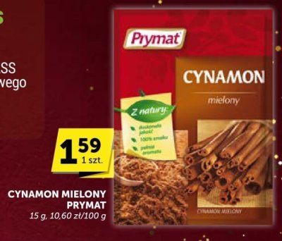 Cynamon mielony PRYMAT promocja w Groszek