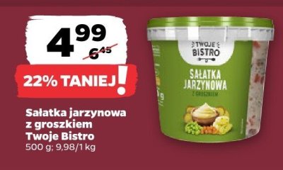 Sałatka jarzynowa z groszkiem Twoje Bistro promocja