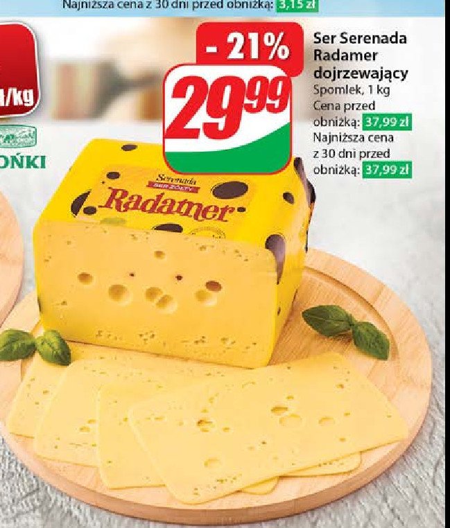 Ser Radamer Serenada promocja w Dino