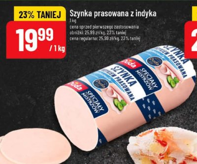 Szynka prasowana z indyka promocja w POLOmarket