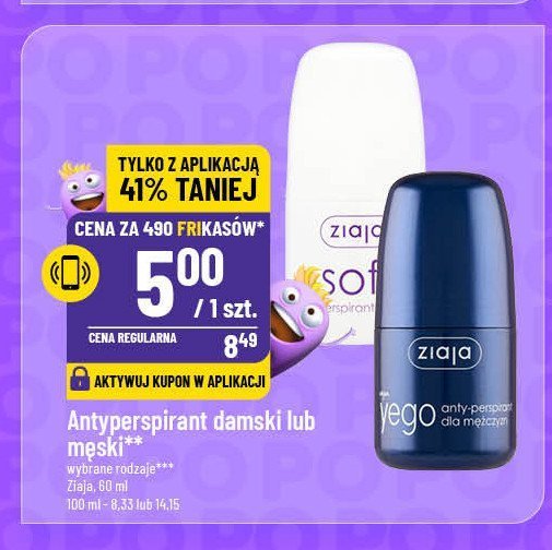 Dezodorant Ziaja yego promocja