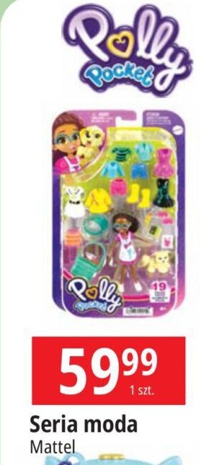 Zabawka seria moda Polly pocket promocja w Leclerc