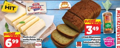 Chleb Włościański Piekarnia Sokołowska 450 g promocja w TOPAZ