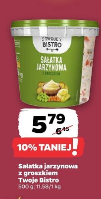 Sałatka jarzynowa z groszkiem promocja w Netto