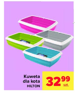 Kuweta z ramką dla kota Hilton promocja w Intermarche