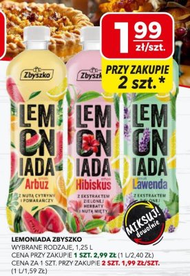 Lemoniada Zbyszko wybrane rodzaje promocja w Top Market