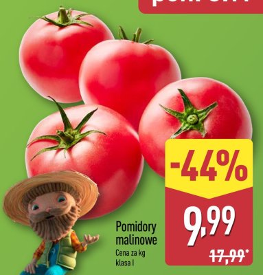 Pomidory malinowe Aldi promocja w Aldi