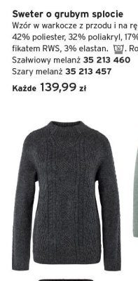 Sweter promocja w Tchibo