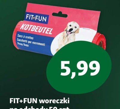 Woreczki na odchody FIT+FUN 50 szt. promocja w MAXI ZOO
