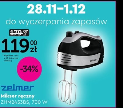 Mikser ręczny  promocja w Biedronka