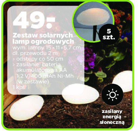 Lampy solarne promocja