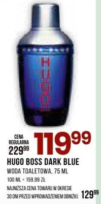 HUGO BOSS DARK BLUE woda toaletowa promocja w Drogerie Natura