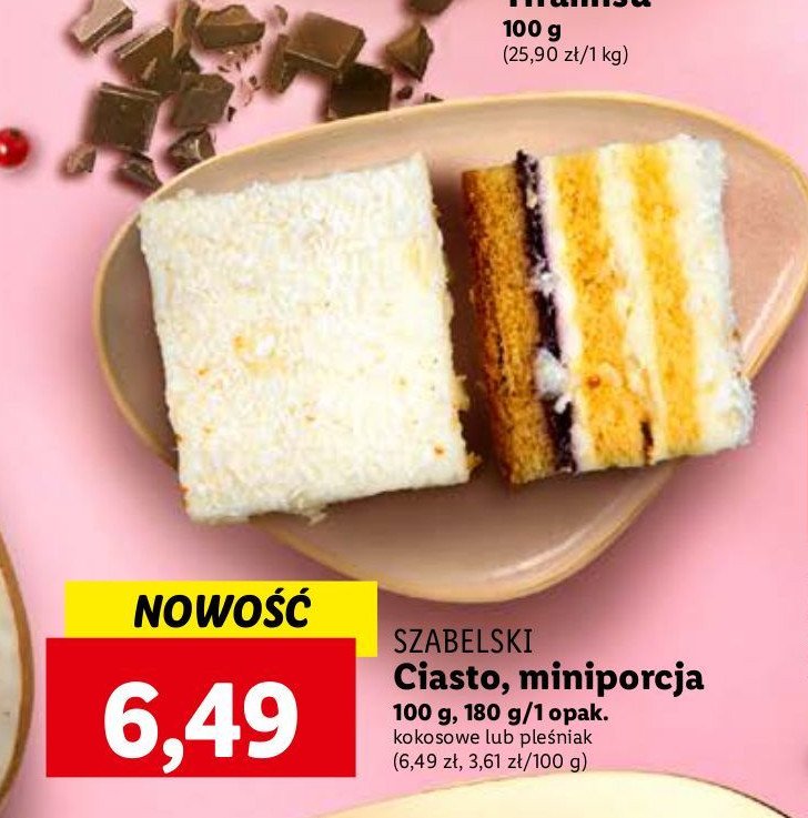 Ciasto kokosowe Cukiernia szabelski promocja