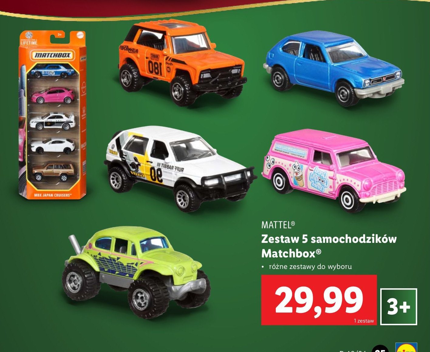 Auta Matchbox promocja w Lidl