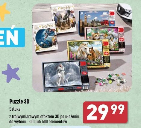 Puzzle 3d 300 el. promocja