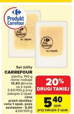 Ser promocja w Carrefour Market