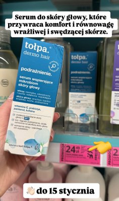 Serum do skóry głowy dermo hair podrażnienie promocja w Hebe