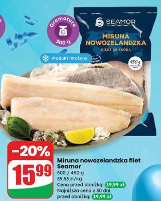 Miruna nowozelandzka filet Seamor promocja w Dino
