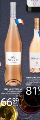 Wino Whispering Angel 750 ml promocja w Selgros