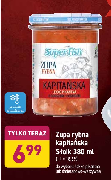 Zupa kapitańska lekko pikantna Superfish promocja