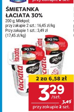 艢mietana 30% 艁aciata 艁aciate promocja